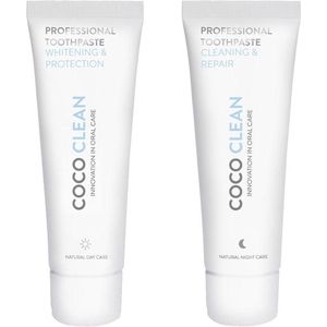 Coco Clean Day & Night Toothpaste - Tandpasta - Tandpasta Whitening