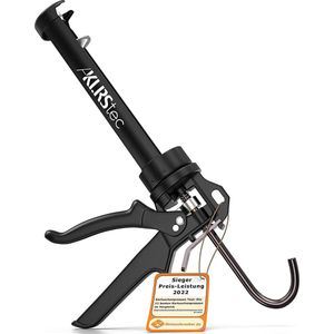 KLRStec PROFESSIONAL Kitspuit met maximale verhouding 25:1 - professioneel 4K-kitpistool voor alle gangbare 150-300 ml kit- en lijmpatronen (siliconen, acryl, mortel, enz.)