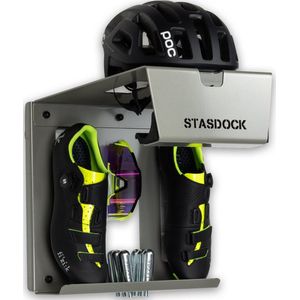 Stasdock - Fiets Ophangsysteem - Muurbeugel - Zilver - Staal