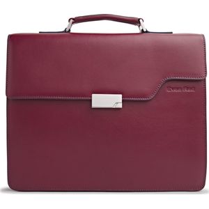 Evan Red Amsterdam - Briefcase - Rood - Laptoptas - Leer
