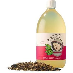Aard'g - Kombucha Original - Frisdrank - Groen - Suikervrij - Biologisch
