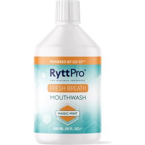 RyttPro® Fresh Breath Mondwater - Alcoholvrij - OZ-3X Technology - Frisse Adem