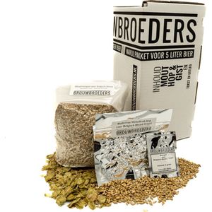 Brew Monkey Ingrediëntenpakket 5 Liter IPA Bier - Ingrediënten Bierbrouwpakket - Navulling Bierbrouw Pakket - Zelf bier brouwen