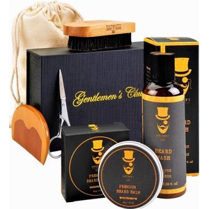 Hoogwaardige Baardgroei kit - baardverzorgingset - Baardset - baard kit set - baardverzorging geschenksets mannen | Gentlemen's Club