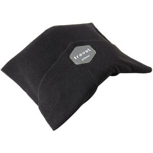 Framehack Zacht Travel Pillow Reiskussen - Neksteun Nek Support - Nekkussen - inclusief 3D slaapmasker & oordopjes – Zwart
