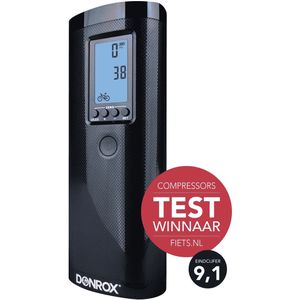 Donrox Ride F511 – Mini Compressor | Luchtcompressor | Bandenpomp Auto & Fiets | Elektrische Fietspomp – Draadloos & Compact