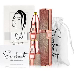 Sansbeauté - Gezichtsontharing - Gezichtstrimmer - Veilig Scheermes - Pijnloos