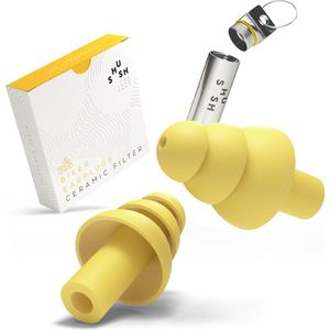 Shush - Biker - Oordoppen - Keramisch Filter - Zacht Synthetisch Rubber