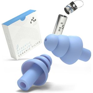 Shush - Festival Oordoppen - Transparant - Hypoallergeen Rubber