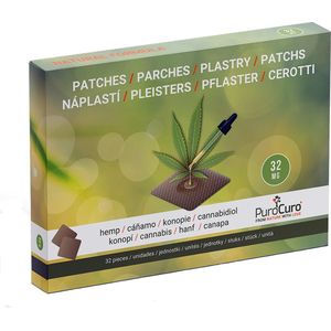 PuroCuro - CBD Pleisters - 32 mg - Plantaardig - Snelle Opname