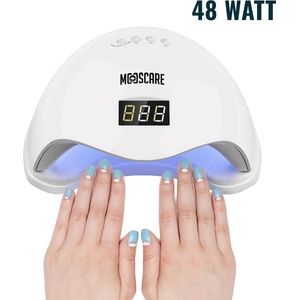 MOOSCARE 48 Watt LED Lamp voor Gellak Nagels - UV Lamp Gelnagels - Nail Art Nagellamp - Gel Nagellak Nageldroger