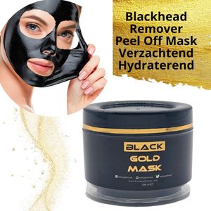 Black Gold peel off masker - Gezichtsmasker - Blackhead remover - Reinigend en zuiverend mask 100ml - Tegen mee-eters en acne - Skin Care - Anti-rimpel