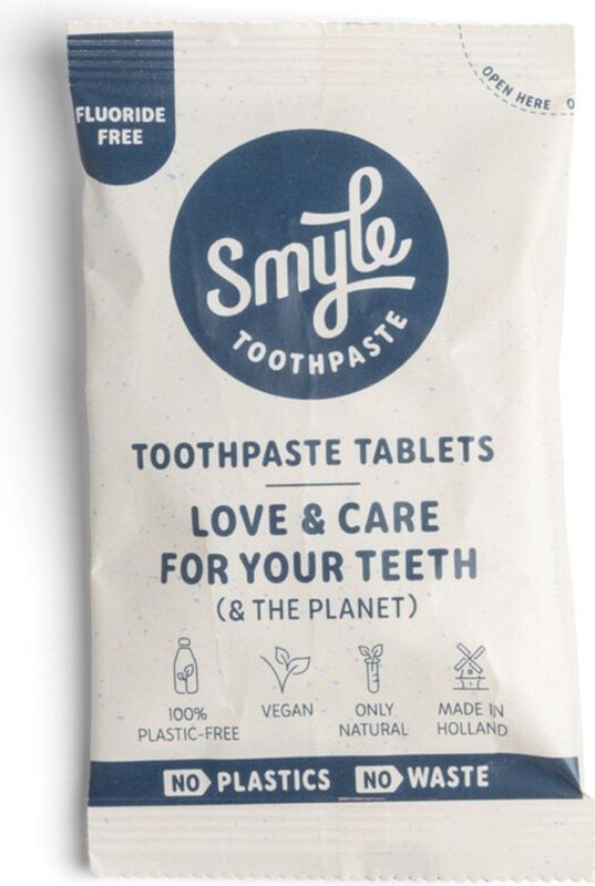 Smyle Tandpasta Tabs Navulling zonder Fluoride 65 stuks