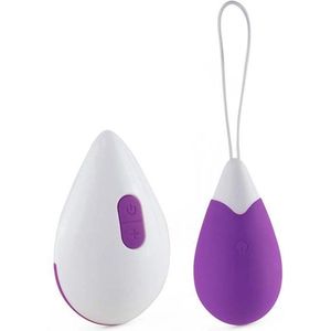 Egg of Love Paars Draadloos – Trillend eitje met 10 verschillende trilstandjes – Waterproof – Vibrator op afstandsbediening - Krachtig en Fijne orgasmes - Sex - Vibrator - Sex Toys voor vrouwen - Vibrators voor vrouwen