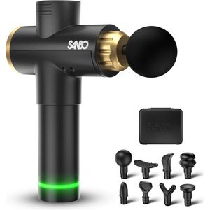 Sanbo - Massage Gun Elite - Massageapparaat - Zwart - Handzaam