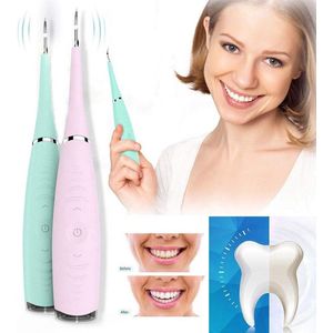 Elektrische Tandsteen verwijderaar - Zelf tandsteen verwijderen - Handmatig Tandsteen Verwijderen - Elektrisch Tandsteen Verwijderen - Tandplak verwijderen - Beste Floss - Tandsteen verwijderaar- Roze