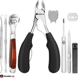 7-Delige nagel Set - Ingegroeide teennagel - Nageltang - Teennagelknipper - Nagelknipper set - Zwart