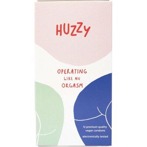 Huzzy 12 Pack Vegan Condooms