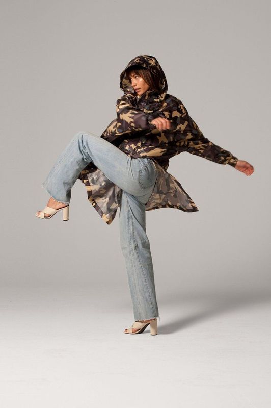 Rainkiss - Camo - Regenponcho - Vierkleurencombinatie - Waterafstotend