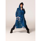 RAINKISS - Regenponcho - Japanese Blossom - One Size Fits Most - Blauw