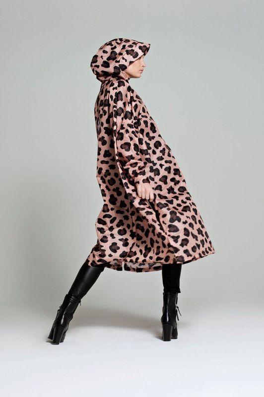 Pink Panther - Regenponcho - Panterprint - Zachtroze - Waterdicht