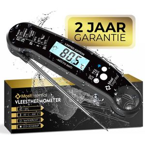 MostEssential Premium Vleesthermometer - BBQ Thermometer - Zwart