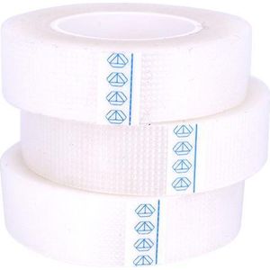 Wimperextension tape - Verzegel zachte dunne PE tape - Wit - 9 meter