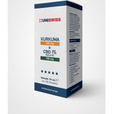 Uniswiss - Kurkuma & CBD isolate 1% - Wateroplosbaar - 10 Druppels