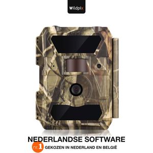 Wildpix Pro 1.0 Professionele Wildcamera met Nachtzicht - Nederlandse Software en Handleiding - Ook Ideaal als Beveiligingscamera Buiten Draadloos