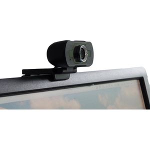 Webcam Full HD 1080 p wide-angle  met ingebouwde microfoon, verstelbaar, USB-direct power, plug and play