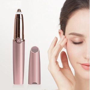 Wenkbrauw Trimmer - Elektrische Precisietrimmer met LED-lampje - Goud