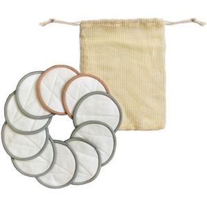 Herbruikbare Wattenschijfjes- Gezichtsreiniging- Make Up Verwijderen- Wasbare Wattenschijfjes- Bamboe Wattenschijfjes