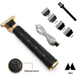 Kemei KM-1971B - Tondeuse - Zwart & Goud