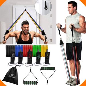 Tigré Sports - Resistance Band Set Inclusief Booty Band - Weerstandsbanden Fitness Set - Gewichten Banden Set - Fitness Elastiek Set - Thuis Sporten - Elastieken Fitness