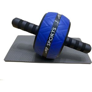 AJ-Sports Ab Wheel - Inclusief Kniemat - Ab roller - Buikspiertrainers - Buikspieren - Ab trainer - Buiktrainer - Fitness - Krachttraining - Workout