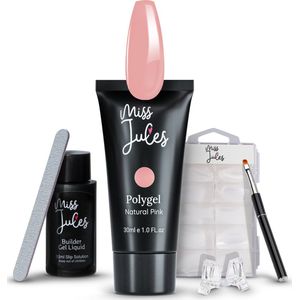 Miss Jules - Polygel Kit - Natural Pink - 30 ml - Polygel Nagels Starterspakket