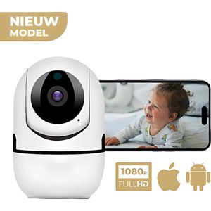 Full HD Wifi Babyfoon met Camera 2.0 - Beveiligingscamera - Babyfoon met Camera  - App voor Smartphone - Geluid & Bewegingsdetectie - 4G/5G/Wifi-verbinding -  Beveiligd