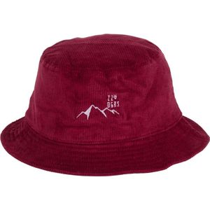Corduroy Bucket hat | Festival Hoed | Vissershoedje | Emmerhoed | Zonne Hoed | Uni-sex | Rood