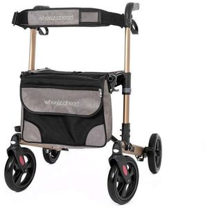 WHEELZAHEAD - TRACK - Rollator - Antraciet - Hoogwaardige Materialen