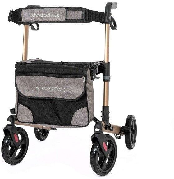 WHEELZAHEAD - TRACK - Rollator - Antraciet - Hoogwaardige Materialen