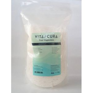 Vitacura® - Magnesium Zout / Flakes - 5 Kilo - Zechstein Inside® - Vermindert spierkrampen, slapeloosheid en stress
