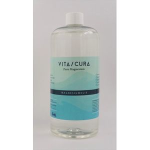 VitaCura® Magnesium Olie | 1000ml | 100% pure magnesium body olie | 100% Natuurlijk | Massage olie | Zechstein keurmerk