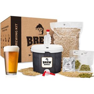 Brew Monkey Basis IPA - Bierbrouwpakket - Zelf Bier Brouwen Bierpakket - Gadgets Mannen - Verjaardagscadeau voor Mannen - Origineel bier Cadeau - Verjaardag cadeau - Vaderdag cadeau
