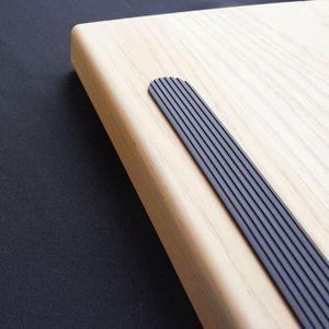 Antislipstrip - Zwart – 15 antisliptapes - ronde uiteinden – 2,8 x 75cm - mét Afstandhouder