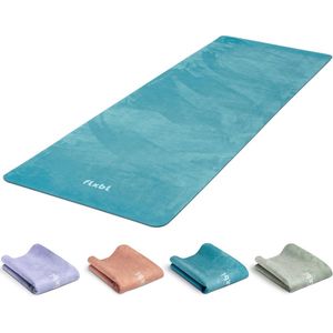 FLXBL Yoga Mat Anti Slip - Eco Yogamat met Antislip Toplaag - Water