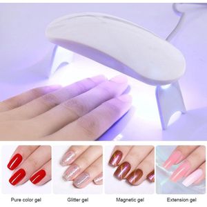 WiseGoods - Premium Nagel LED Lamp Gelnagels - Nagellak Droger - Gellak - 6W - Wit