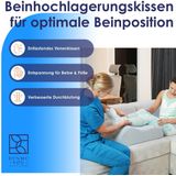 Kniekussen - Aderkussen - Wit - Huidvriendelijk - Oeko-Tex Gecontroleerd