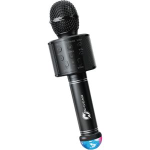 N-Gear Sing Mic S20L Draadloze Bluetooth karaoke microfoon kinderen party met discoverlichting - jongens en meisjes speelgoed met discobal partylicht & 10 watt karaoke-machine luidspreker ingebouwd