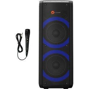 N-Gear Bluetooth Speaker met Karaoke Microfoon en Disco LEDs