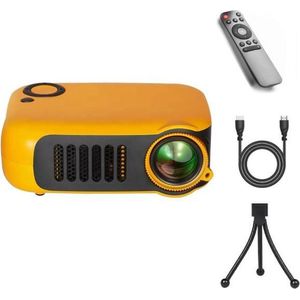 Upgrade Mini Beamer - Mini Beamer Projector - Pocket Beamer A2000 - Inclusief HDMI kabel - Draagbaar - Oranje